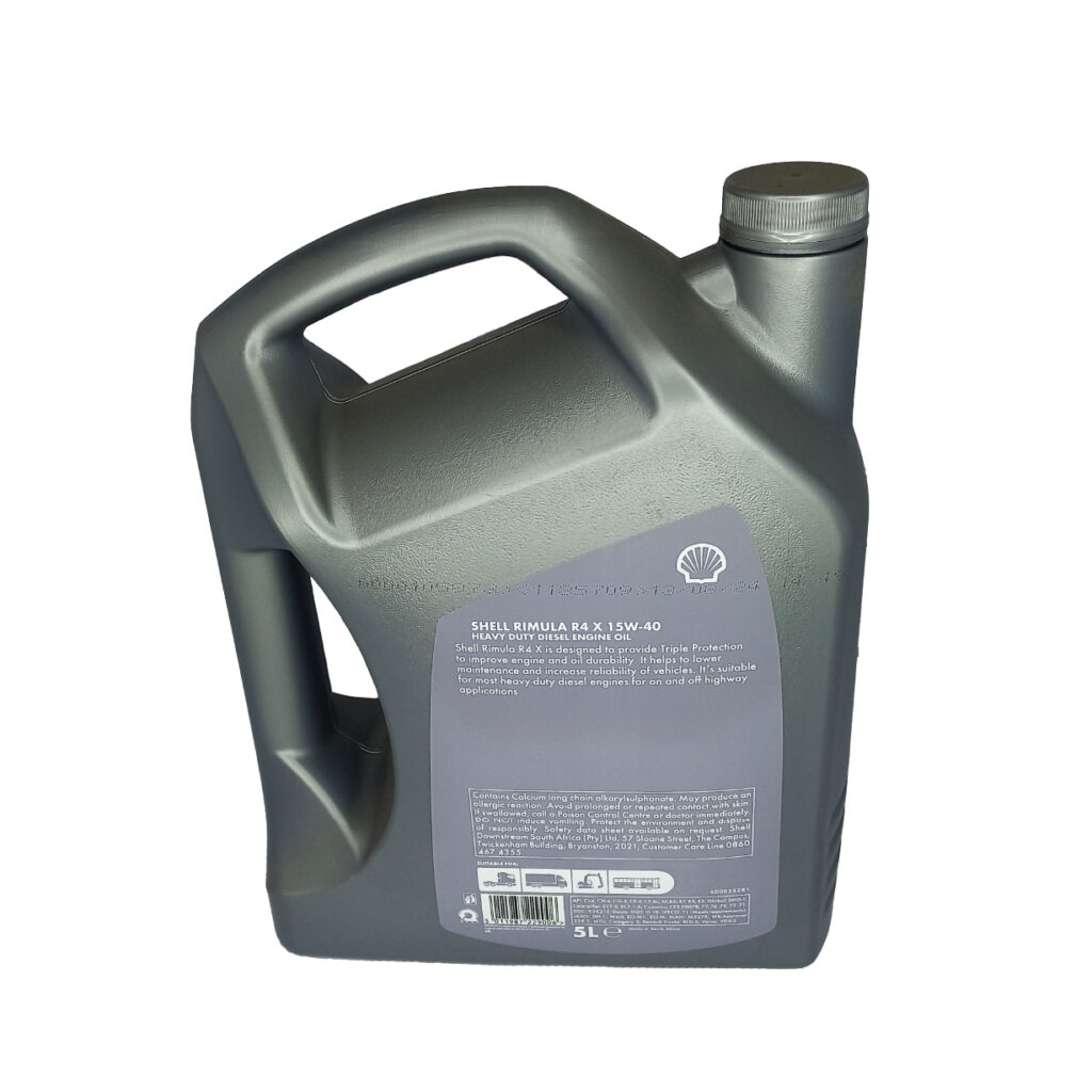 Shell Rimula 5L 15W40 Heavy Duty Diesel Engine Oil