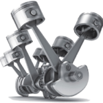 Individual car pistons