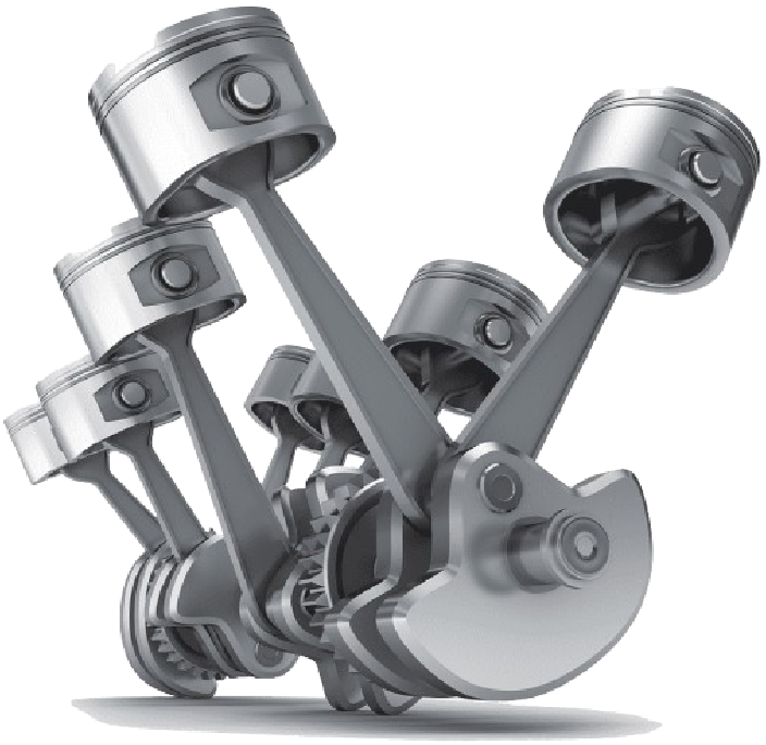 Individual car pistons