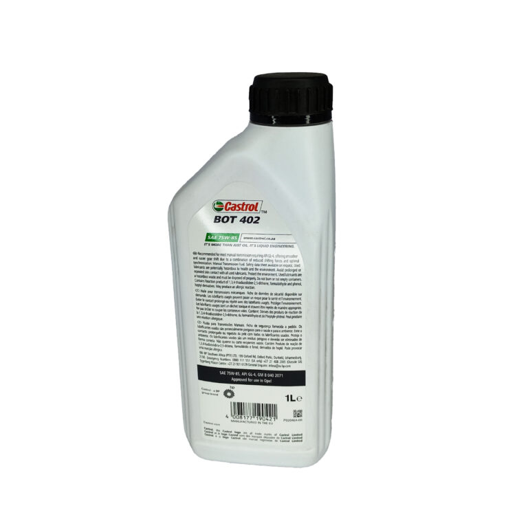 Castrol 75W85 1L BOT402 Full Synthetic Manual Gearbox Oil - CAP Korean ...