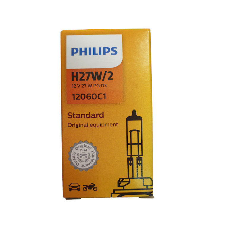 Philips H27W/2 Single Filament Halogen Standard+ Automotive Globe