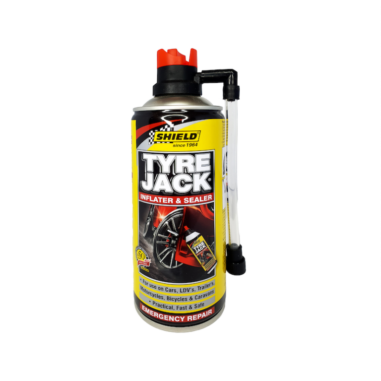 Shield Tyre Jack Inflator and Sealer 340ml