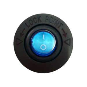 Lumeno Rocker Switch Blue Socket