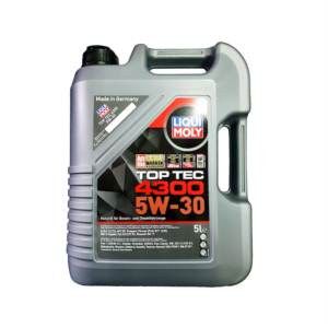 Liqui Moly 5W30 Fully Synthetic Motor Oil Top Tec 4300 5L
